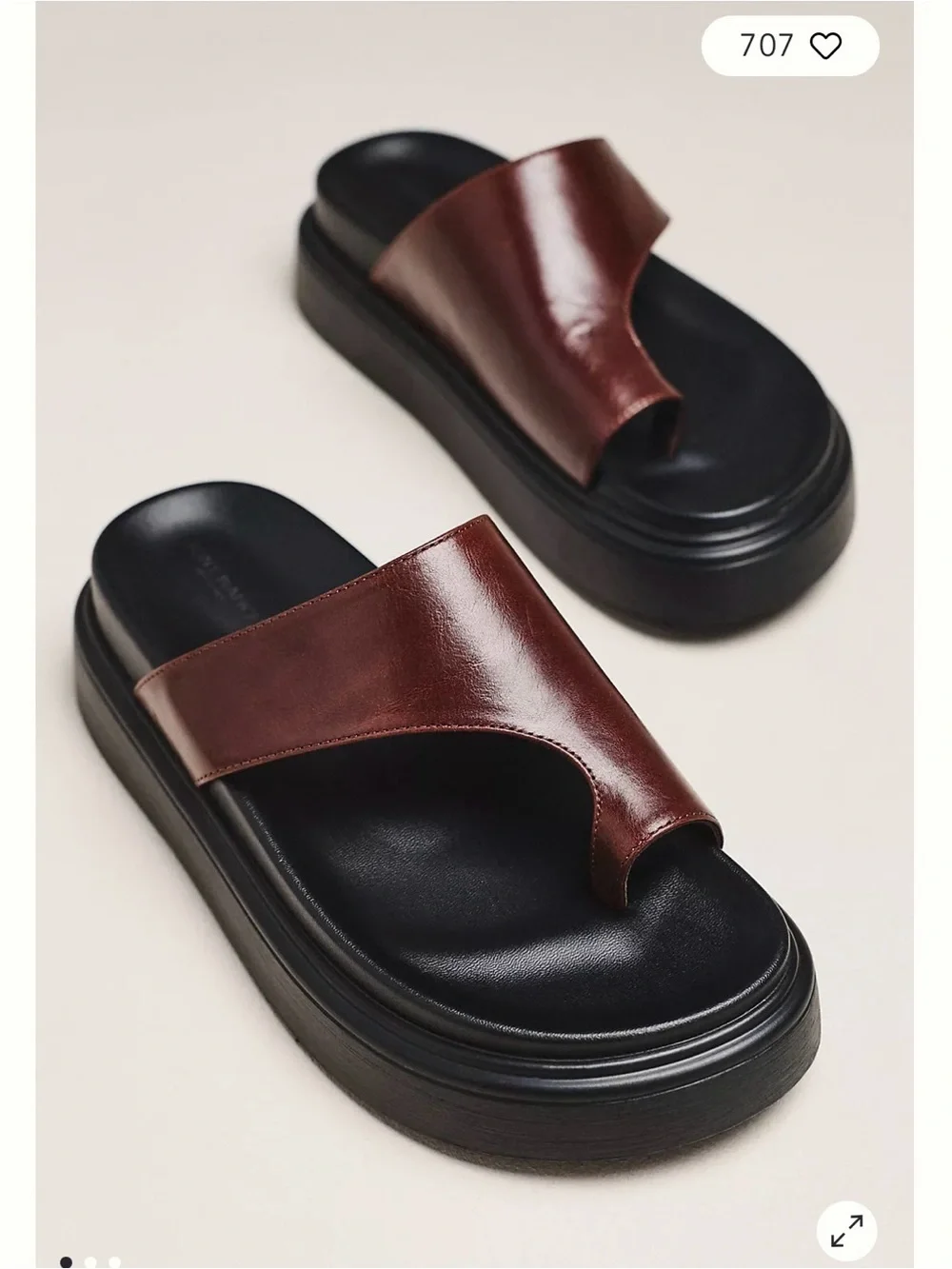 Tony Bianco Jazzy Toe Loop Slip-On Sandals Sole